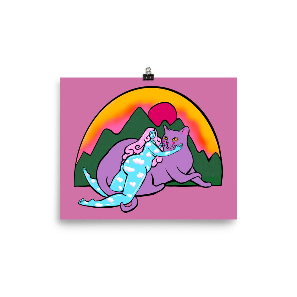 "Big Like Mountains" art print by ArtistNatalie, size options