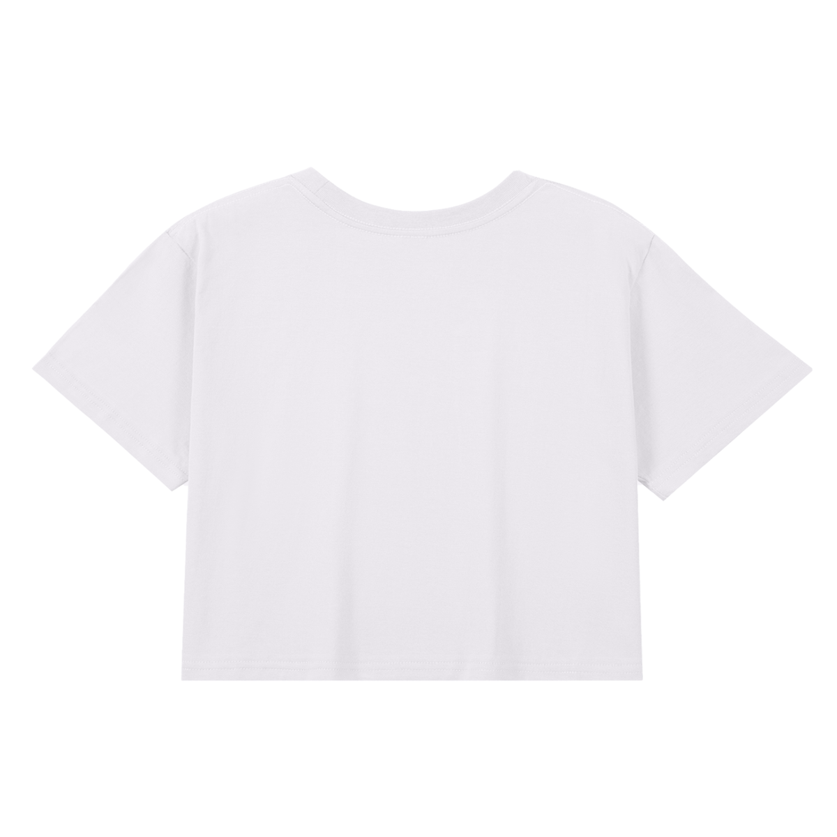 "Angels" fitted baby tee by ArtistNatalie, back view