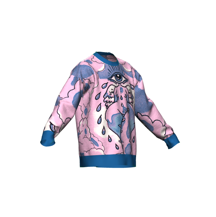 "Icon" woven sweater by ArtistNatalie, alternate view