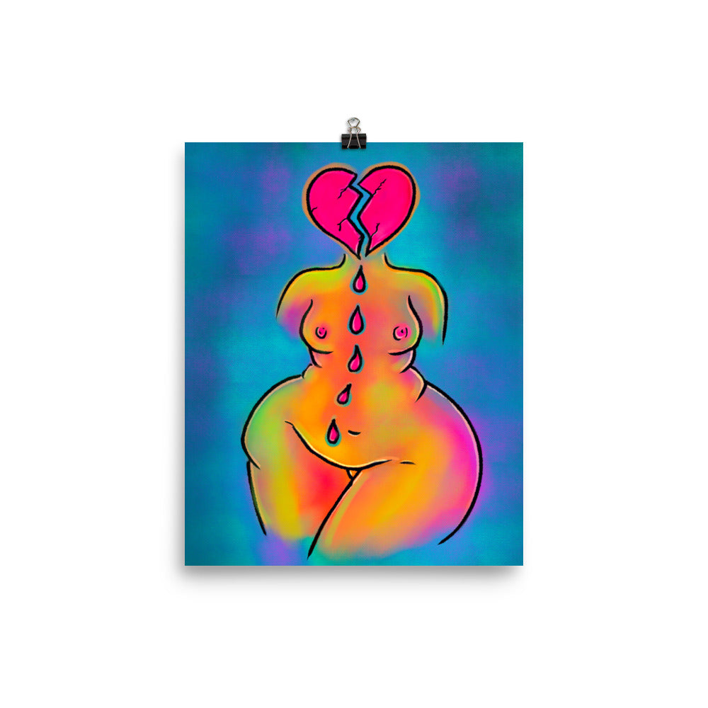 "My Bleeding Heart Is A Gift" art print by ArtistNatalie, size options