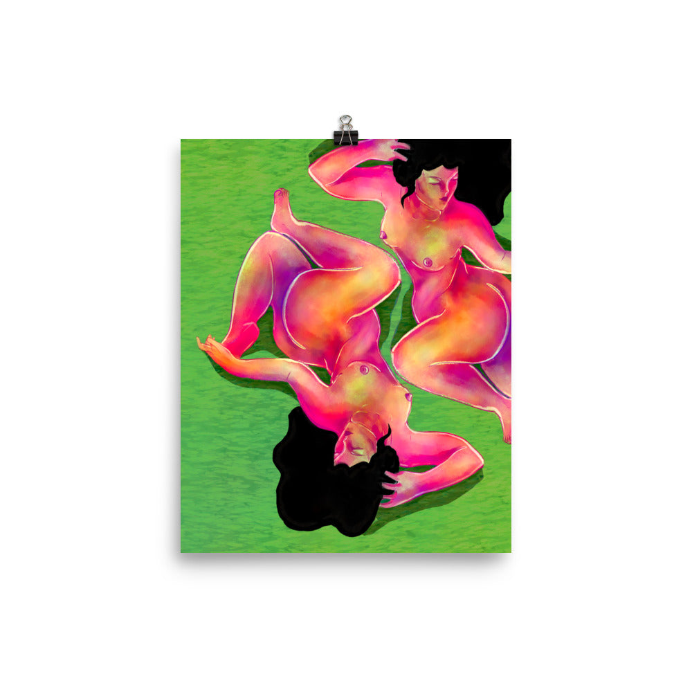 "Thank You For Letting Me Be Myself" art print by ArtistNatalie, framed in a room setting
