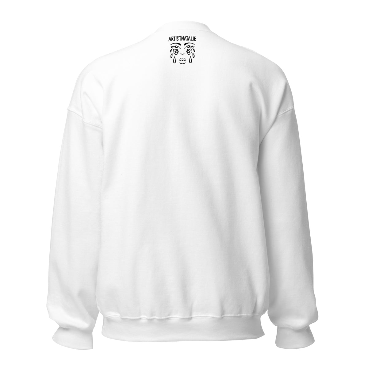 "Cry Flowers" crewneck sweatshirt by ArtistNatalie, photo 10