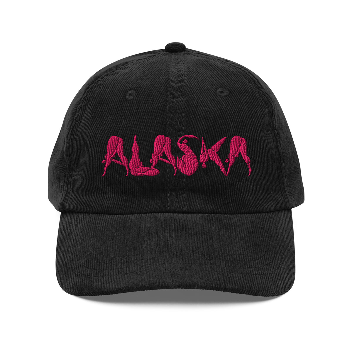 "Alaska" cotton corduroy cap by ArtistNatalie, front view