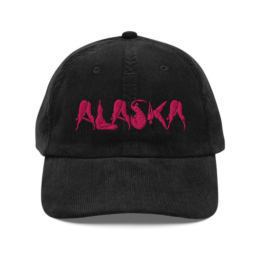 "Alaska" cotton corduroy cap by ArtistNatalie, front view