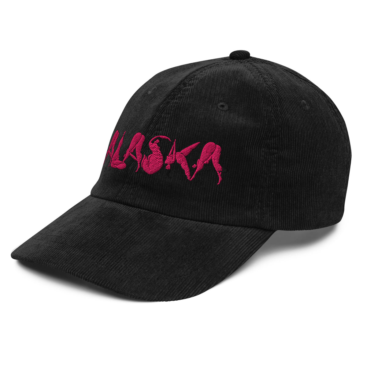 "Alaska" cotton corduroy cap by ArtistNatalie, back view